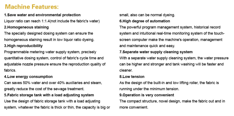 yihuang fabric dyeing machine